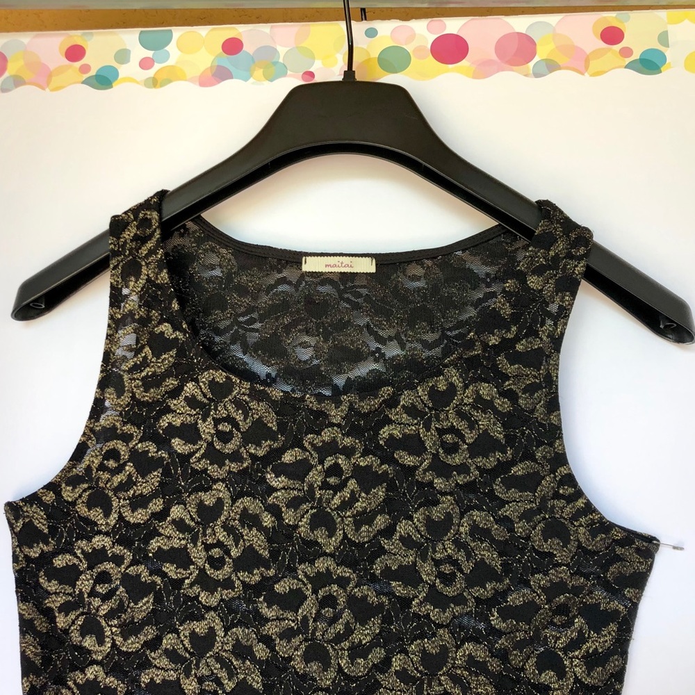 Fantastic gold with black blouse ✨👚✨ - Picture 7 of 7